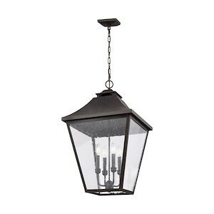 Generation Lighting-Sean Lavin-Four Light Outdoor Hanging Lantern In Traditional Style-17.5 Inch Wide By 29.25 Inch Tall - 1227000