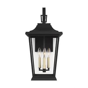 Generation Lighting-Sean Lavin-Outdoor Wall Lantern Stone Strong In Traditional Style-10.63 Inch Wide By 22.63 Inch Tall