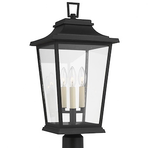 Generation Lighting-Sean Lavin-3 Light Outdoor Post Lantern In Traditional Style-10.63 Inch Wide By 22.63 Inch Tall - 1227003