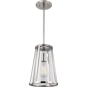 Feiss Lighting-Harrow-1 Light Mini-Pendant in Modern Style-8 Inch Wide by 12 Inch High