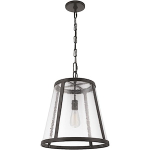 Feiss Lighting-Harrow-1 Light Mini-Pendant in Modern Style-16 Inch Wide by 17.38 Inch High