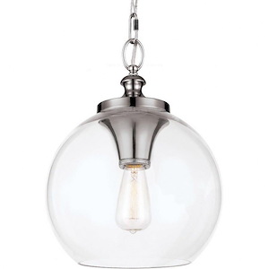 Feiss Lighting-Tabby-Pendant 1 Light in Period Inspired Style-12 Inch Wide by 15.88 Inch High