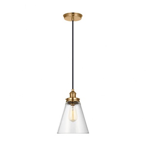 Feiss Lighting-Baskin-Pendant 1 Light in Modern Style-8.5 Inch Wide by 11.63 Inch High - 1286373
