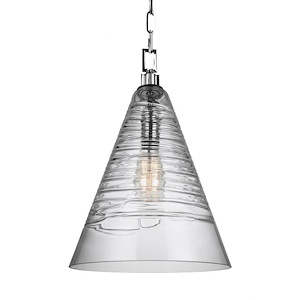 Generation Lighting-Sean Lavin-Pendant 1 Light in Contemporary Style-11.75 Inch Wide by 18 Inch Tall - 560485