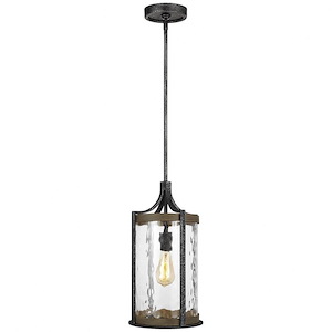 Feiss Lighting-Angelo-Pendant 1 Light in Rustic Style-9.5 Inch Wide by 18.13 Inch High - 1286200