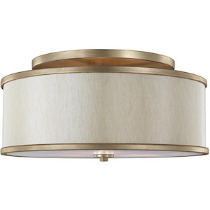 Feiss Lighting-Lennon-Three Light Semi-Flush Mount in Transitional Style-20 Inch Wide by 9.5 Inch High