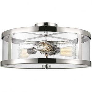 Harrow-Three Light Semi Flush Mount in Modern Style-19.63 Inch Wide by 10.13 Inch High - 1286119