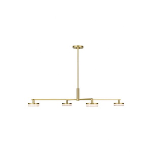 Khan - 30W 4 LED Large Chandelier-8.13 Inch Tall and 34 Inch Wide - 1378061