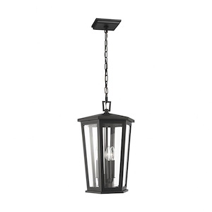 Witley - 3 Light Large Outdoor Post Lantern-18.63 Inches Tall and 12.13 Inches Wide