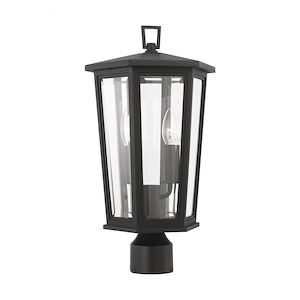 Witley - 2 Light Medium Outdoor Post Lantern-18.5 Inches Tall and 10 Inches Wide