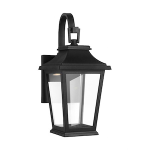 Warren - 9W 1 LED Outdoor Mini Wall Lantern-14.38 Inch Tall and 6.5 Inch Wide - 1378070