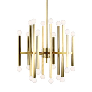 Generation Lighting-Beckham Modern from TOB by Thomas O&#39;Brien-Twenty-Four Light Medium Chandelier