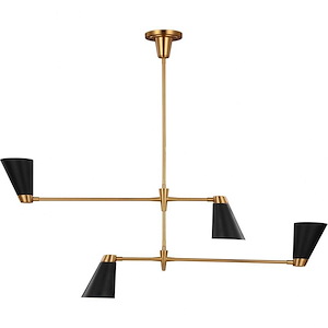 Generation Lighting-Signoret-4 Light Medium Chandelier