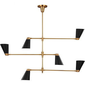 Generation Lighting-Signoret-6 Light Large Chandelier