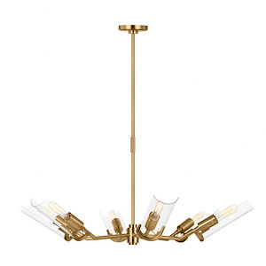 Mezzo - 6 Light Large Chandelier-17.88 Inches Tall and 39.5 Inches Wide - 1290081