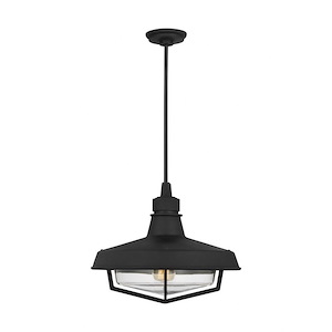 Hollis - 1 Light Outdoor Large Pendant-13.38 Inches Tall and 16.5 Inches Wide - 1290170