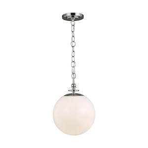 Generation Lighting-Capri from TOB Thomas O&#39;Brien-One Light Pendant-13.75 Inch Wide by 20.13 Inch Tall