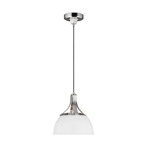 Generation Lighting-Logan from TOB Thomas O&#39;Brien-One Light Pendant-11.88 Inch Wide by 12.25 Inch Tall