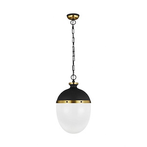 Generation Lighting-Aubry from TOB Thomas O&#39;Brien-Two Light Pendant-13.25 Inch Wide by 18.63 Inch Tall