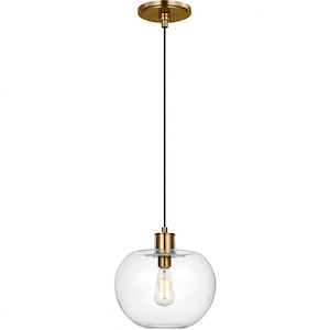 Mela - 1 Light Medium Pendant In Modern Style-12.5 Inches Tall and 12.38 Inches Wide