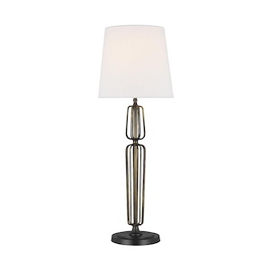 Generation Lighting-Milo-9.3W 1 Led Buffet Lamp In Transitional Style-11 Inch Wide By 31.5 Inch Tall