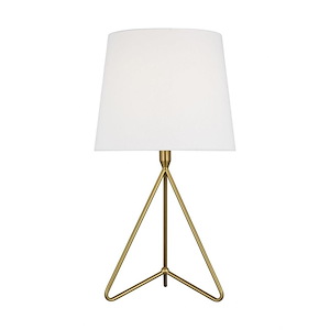 Generation Lighting-Dylan-9.3W 1 Led Tall Table Lamp In Contemporary Style-16.5 Inch Wide By 31 Inch Tall - 1227075