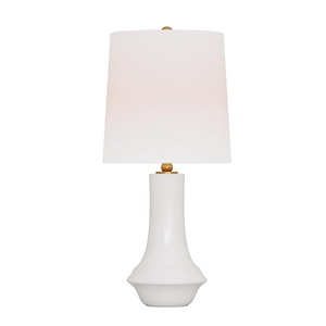 Generation Lighting-Jenna-9W 1 LED Medium Table Lamp In Transitional Style-25.25 Inch Tall and 12 Inch Wide