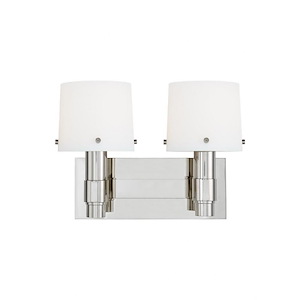 Generation Lighting-Palma-2 Light Bath Vanity in Transitional Style-14.5 Inch Wide by 10.75 Inch Tall