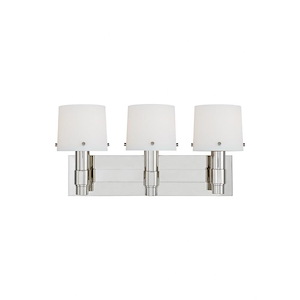 Generation Lighting-Palma-3 Light Bath Vanity in Transitional Style-22.38 Inch Wide by 10.75 Inch Tall