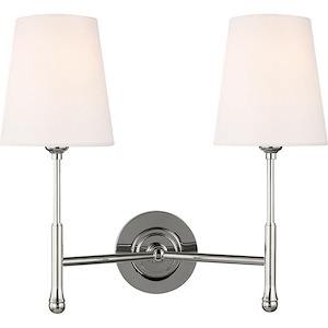 Generation Lighting-Capri from TOB Thomas O'Brien-Two Light Wall Sconce-16 Inch Wide by 14.5 Inch Tall - 993585