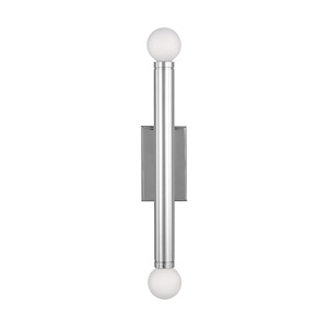 Generation Lighting-Beckham Modern-2 Light Medium Single Wall Sconce In Modern Style-11.75 Inch Tall and 2.75 Inch Wide - 1227093