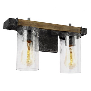 Feiss Lighting-Angelo-2 Light Bath Vanity Approved for Damp Locations in Rustic Style-15.88 Inch Wide by 9.38 Inch High - 1286218