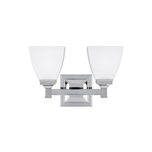 Generation Lighting-Sean Lavin-2 Light Transitional Bath Vanity In Transitional Style-13 Inch Wide By 9.13 Inch Tall
