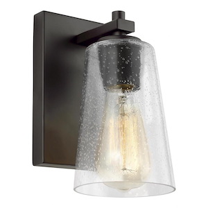 Generation Lighting-Sean Lavin-One Light Wall Sconce in Traditional Style-5 Inch Wide by 8.88 Inch Tall
