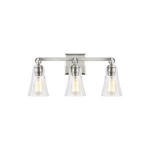 Generation Lighting-Sean Lavin-3 Light Transitional Bath Vanity in Transitional Style-21.75 Inch Wide by 9.5 Inch Tall