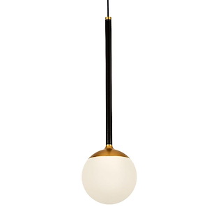Capri - 8.28W 1 LED Pendant-15.75 Inches Tall and 4.75 Inches Wide - 1277275