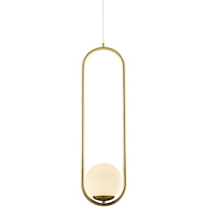 Capri - 9.3W 1 LED Pendant In 24.75 Inches Tall and 5.5 Inches Wide - 1160573