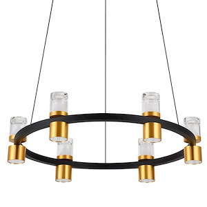 Ellegi - 46.94W 6 LED Chandelier-6.75 Inches Tall and 24 Inches Wide