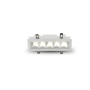 Rubik - 12W 5 LED Adjustable Recessed Downlight with Trim In 2.16 Inches Tall and 2.56 Inches Wide - 1157961