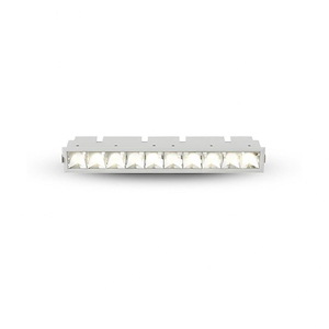 Rubik - 23.8W 10 LED Fixed Recessed Downlight with Trim In 2.16 Inches Tall and 1.77 Inches Wide