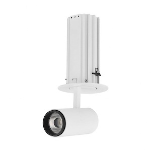 Telescopica - 6W 1 LED Adjustable Recessed Spotlight In 7.75 Inches Tall and 2.95 Inches Wide - 1157320