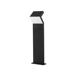 16.8W 2 LED Outdoor Bollard In 31.5 Inches Tall and 5.75 Inches Wide