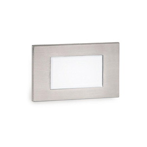 12V 2W 1 LED Diffused Step/Wall Light in Contemporary Style-5 Inches Wide by 3.13 Inches High
