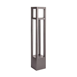 Tower-120V 12.5W 1 LED Bollard in Contemporary Style-5 Inches Wide by 30 Inches High