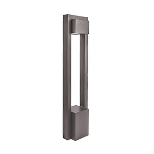 Park-277V 10.5W 1 LED Bollard in Contemporary Style-6 Inches Wide by 27 Inches High