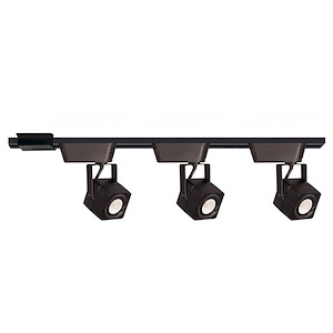 HT-802-3 Light Track Kit with Floating Canopy Feed in Functional Style-2.39 Inches Wide by 6 Inches High