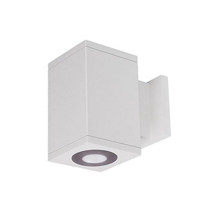 Cube Architectural-11W 3000K 85CRI 6 degree 1 LED Outdoor Wall Mount in Functional Style-4.5 Inches Wide by 7.13 Inches High