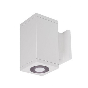 Cube Architectural-11W 2700K 85CRI 6 degree 1 LED Outdoor Wall Mount in Functional Style-5.5 Inches Wide by 9.5 Inches High