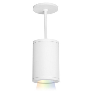 Tube Architectural-31W 33 degree Color Changing 1 LED Pendant in Contemporary Style-4.88 Inches Wide by 7.13 Inches High