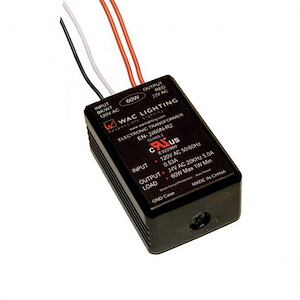 Accessory-24V 60W Electronic Class 2 Transformer in Functional Style-1.63 Inches Wide by 1.25 Inches High